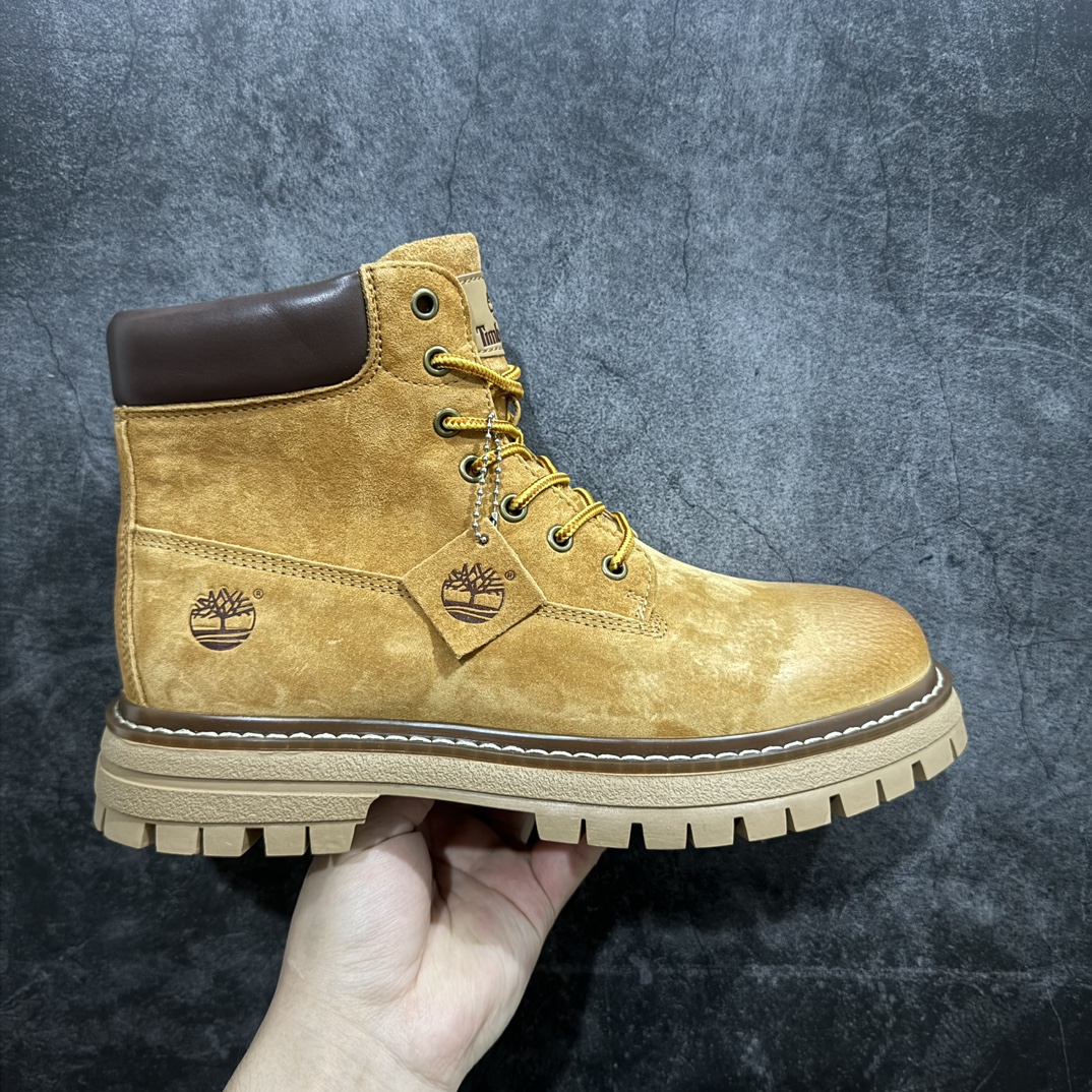 【公司级】Timberland添柏岚/天伯伦经典户外休闲大黄靴系列n广东大厂品质 原盒原包装面料采用意大利🇮🇹顶级磨砂细纹牛皮n搭配防臭防腐真皮乳胶鞋垫n给您完美的穿着体验 质量考究耐穿n型男必备 专治不帅 高品质脚感一流 尺码：39 -44（皮鞋码） 编码：TL320340-鞋库