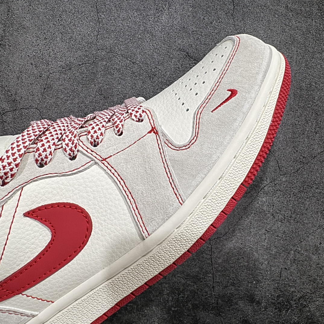 定制版 Air Jordan 1 Retro Low x Supreme 米红小钩满天星  XX2409-009