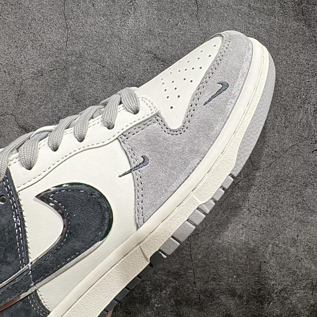 定制版 The North Face x Nike Dunk Low 猪八拼色蓝勾  DQ1098-519