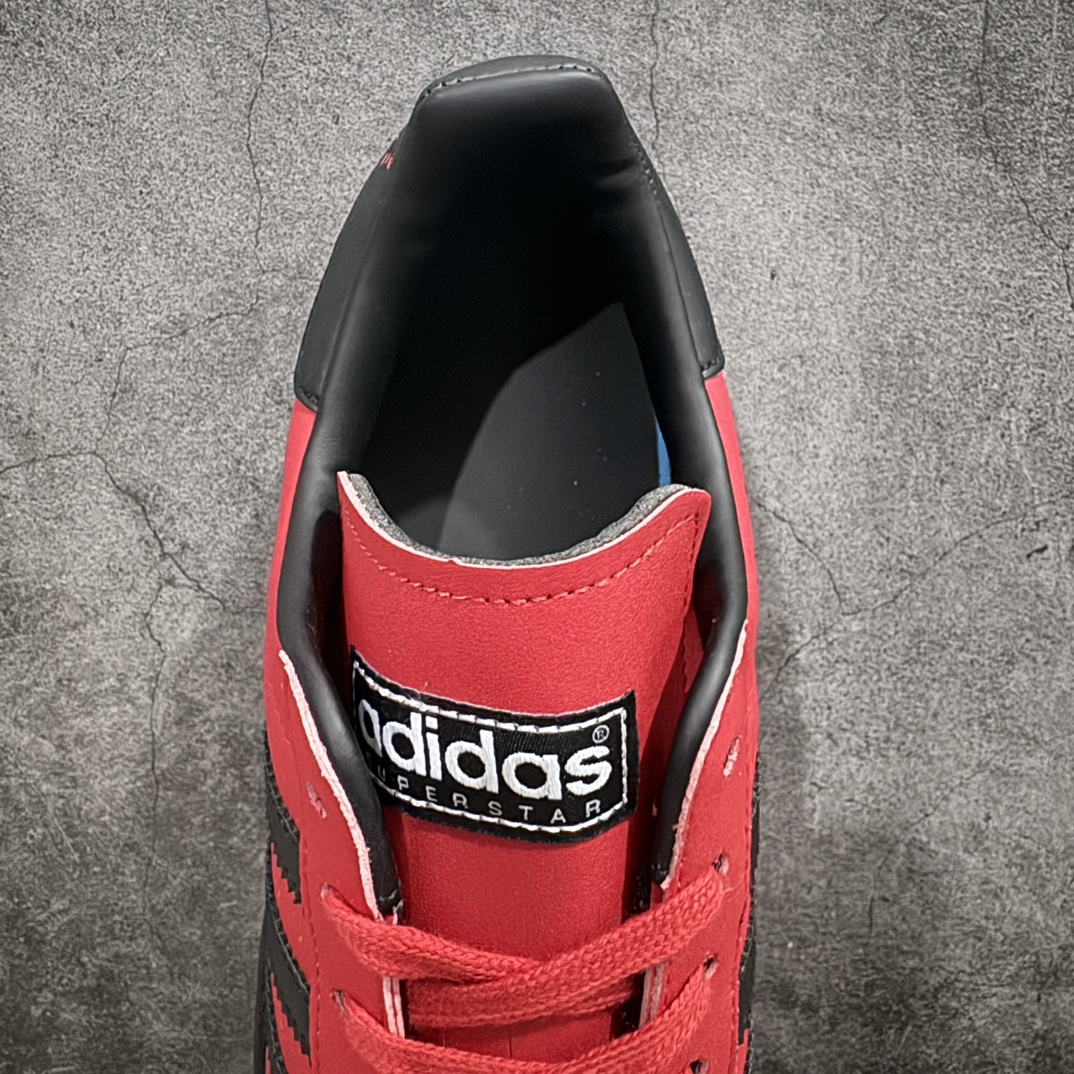 图片[8]-【公司级】阿迪达斯/三叶草Adidas Originals Superstar 82\”Red Black\”经典贝壳头系列低帮百搭休闲运动板鞋“皮革红黑”IG9271n男女鞋真标半码制n升级原楦原纸版开发n采用硬质粒面牛剖革鞋面材质n2020改良全包围鞋垫 正确2020版鞋底模具及扇贝头盖片 尺码：35 36 36⅔ 37⅓ 38 38⅔ 39⅓ 40 40⅔ 41⅓ 42 42⅔ 43⅓ 44 45 编码：XN190210-鞋库