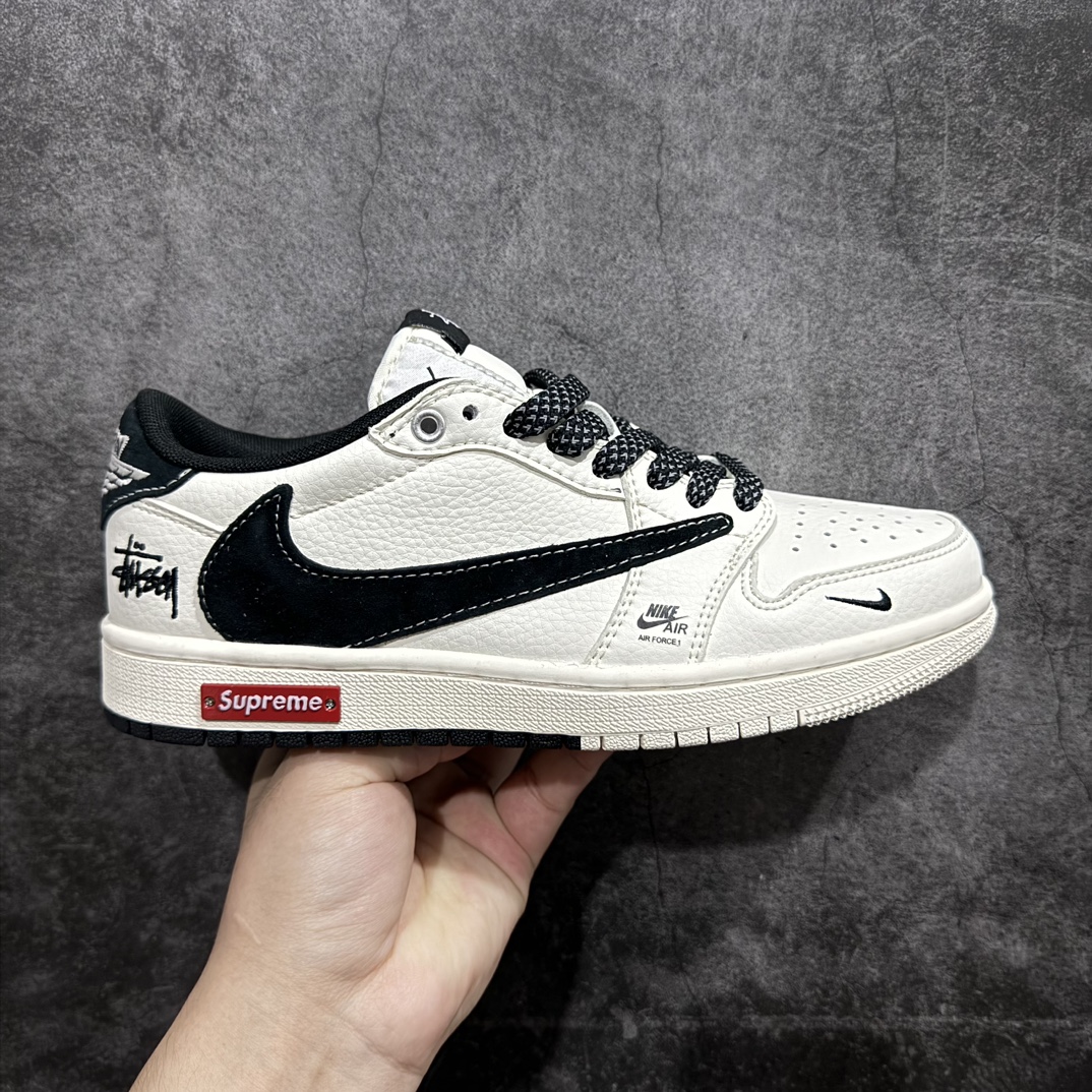 【定制版】Air Jordan 1 Low Stussy联名款 乔1 AJ1倒钩低帮休闲百搭板鞋 SJ2068-129 定制鞋盒 大厂纯原品质出货 超高清洁度 皮料切割干净无任何毛边 细节完美 r 尺码：36 36.5 37.5 38 38.5 39 40 40.5 41 42 42.5 43 44 44.5 45  编码：HXS320340-鞋库