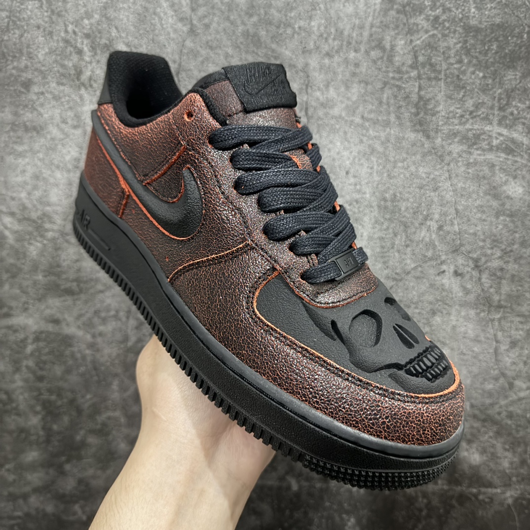 图片[3]-【公司级】Nike Air Force 1 Low 万圣节酒红骷髅浮雕原楦头原纸板 打造纯正空军版型 #专注外贸渠道 全掌内置蜂窝气垫 #原盒配件 原厂中底钢印、拉帮完美 官方同步上架 货号：HV2016-001  尺码：36-45 编码：LF290300-鞋库