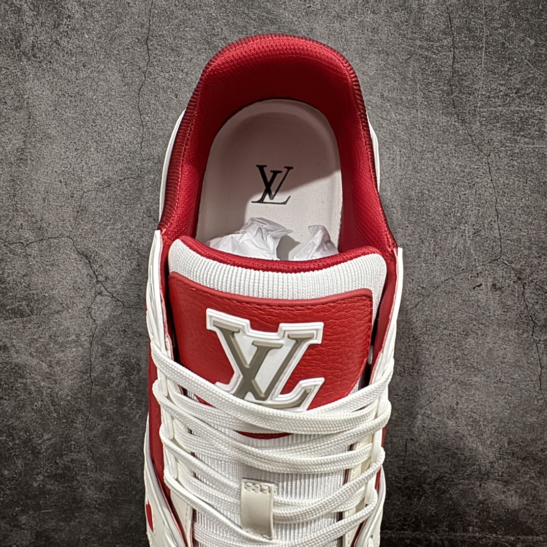 图片[8]-【广东原装版本】Louis Vuitton Trainer Sneaker Low运动板鞋全新色系大厂出品 广东原产n厚实抽屉礼品鞋盒及包装说明书防尘布袋物件n采用荔枝纹头层皮组合粒面头层皮鞋面材质n嵌入超软脚感EVA物料鞋垫n后跟耐弯折滴塑支撑片 外置TPR光泽组合隔色鞋底❗ 尺码： 38 39 40 41 42 43 44 45  编码：TL500520-鞋库