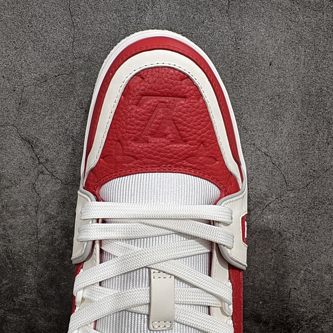 图片[5]-【广东原装版本】Louis Vuitton Trainer Sneaker Low运动板鞋全新色系大厂出品 广东原产n厚实抽屉礼品鞋盒及包装说明书防尘布袋物件n采用荔枝纹头层皮组合粒面头层皮鞋面材质n嵌入超软脚感EVA物料鞋垫n后跟耐弯折滴塑支撑片 外置TPR光泽组合隔色鞋底❗ 尺码： 38 39 40 41 42 43 44 45  编码：TL500520-鞋库