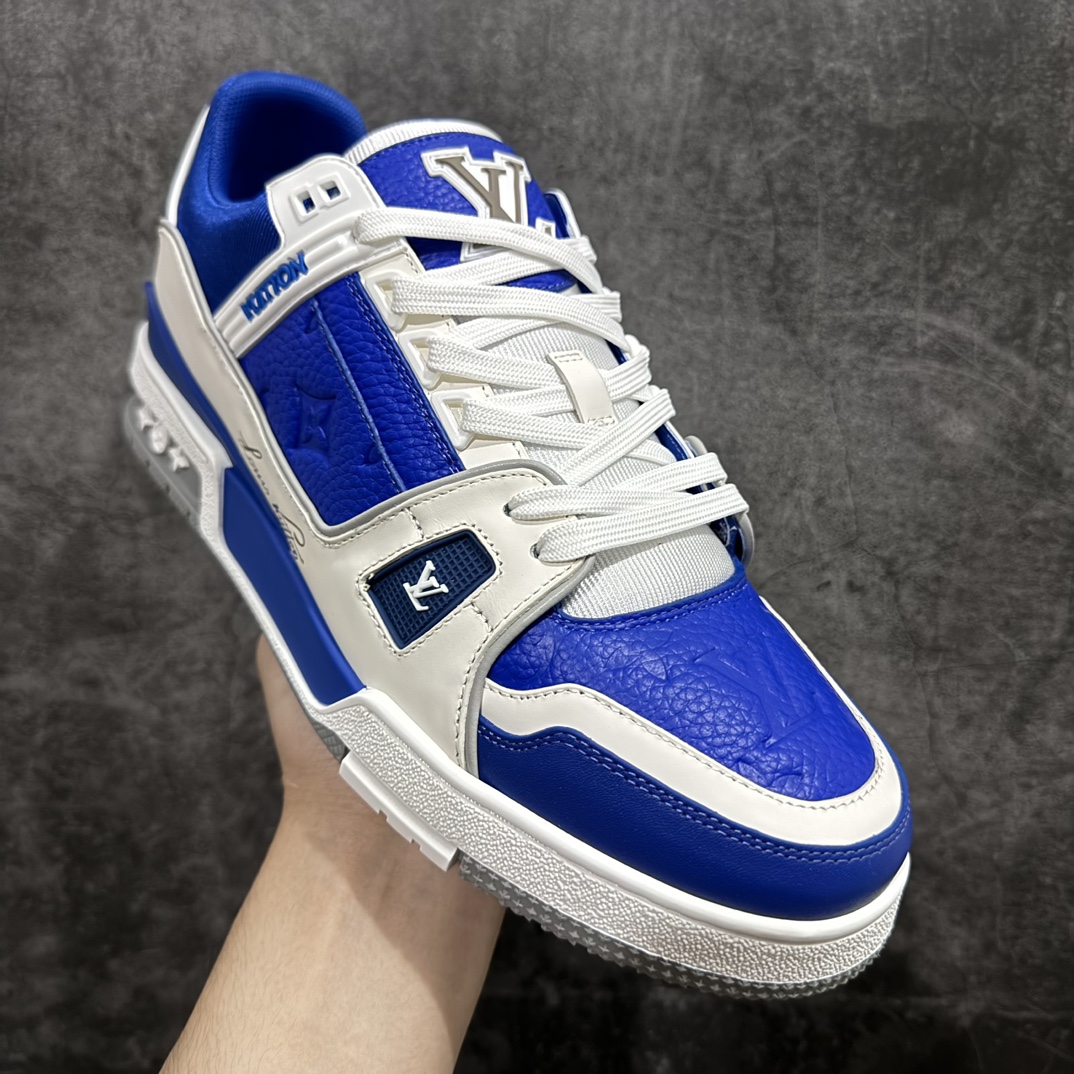 图片[3]-【广东原装版本】Louis Vuitton Trainer Sneaker Low运动板鞋全新色系大厂出品 广东原产n厚实抽屉礼品鞋盒及包装说明书防尘布袋物件n采用荔枝纹头层皮组合粒面头层皮鞋面材质n嵌入超软脚感EVA物料鞋垫n后跟耐弯折滴塑支撑片 外置TPR光泽组合隔色鞋底❗ 尺码： 38 39 40 41 42 43 44 45  编码：TL500520-鞋库