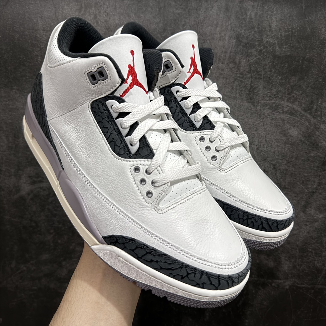 【JS纯原】Air Jordan AJ3 Retro 白灰 CT8532-106n圈内最强三代系列 匠心打造 开发时长超过半年 目前可过各类鉴定或无法鉴定 裸鞋随便操作 全套原纸板楦头开发 原厂大底磨具加持立体防滑纹理 原装可视Air Sole气垫 原汁原味最完美的三代版型 唯一正确鞋头趴度弧度高度鞋身腰线 原厂TPU彩虹扎染后跟饰片 正确内里反口里网布 皮料菱角分明不变形无多余毛边 广东原厂zp同批次手工大底描漆拉丝 市场唯一原厂鞋扣模具 原厂织唛标 原厂飞人电绣工艺 尾指中部跳三针 独家绑鞋带手法 印刷中底布 四线拉帮 米色美纹纸贴合固定 进口港宝加持 后跟自然饱满 全鞋荧光划线卡点 追求极致完美 每一双都是工艺品 多重QC质检 超越公司货的品控标准 实实在在的免检产品 SIZE：36 36.5 37.5 38 38.5 39 40 40.5 41 42 42.5 43 44 44.5 45 45.5 46 47.5 48.5 编码：X10450480-鞋库