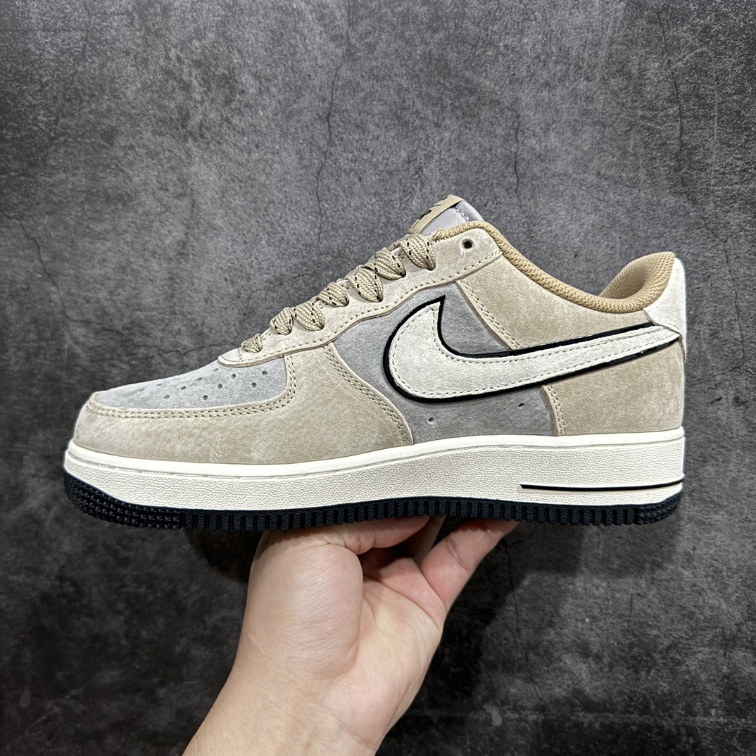 图片[2]-【公司级】Akira x Nk Air Force 1\’07 Low 卡其灰 麂皮 满天星配色 空军一号低帮休闲板鞋n#原厂麂皮 原楦原纸板 纯正版型 正品NFC感应芯片 高清洁度 内置全掌气垫 货号：DK3966-153 尺码：36 36.5 37.5 38 38.5 39 40 40.5 41 42 42.5 43 44 44.5 45  编码：LF310320-鞋库