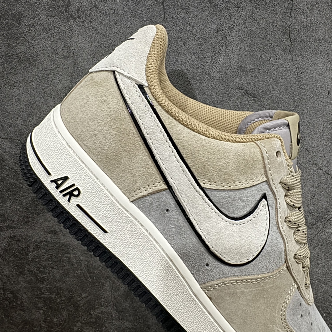 图片[7]-【公司级】Akira x Nk Air Force 1\’07 Low 卡其灰 麂皮 满天星配色 空军一号低帮休闲板鞋n#原厂麂皮 原楦原纸板 纯正版型 正品NFC感应芯片 高清洁度 内置全掌气垫 货号：DK3966-153 尺码：36 36.5 37.5 38 38.5 39 40 40.5 41 42 42.5 43 44 44.5 45  编码：LF310320-鞋库