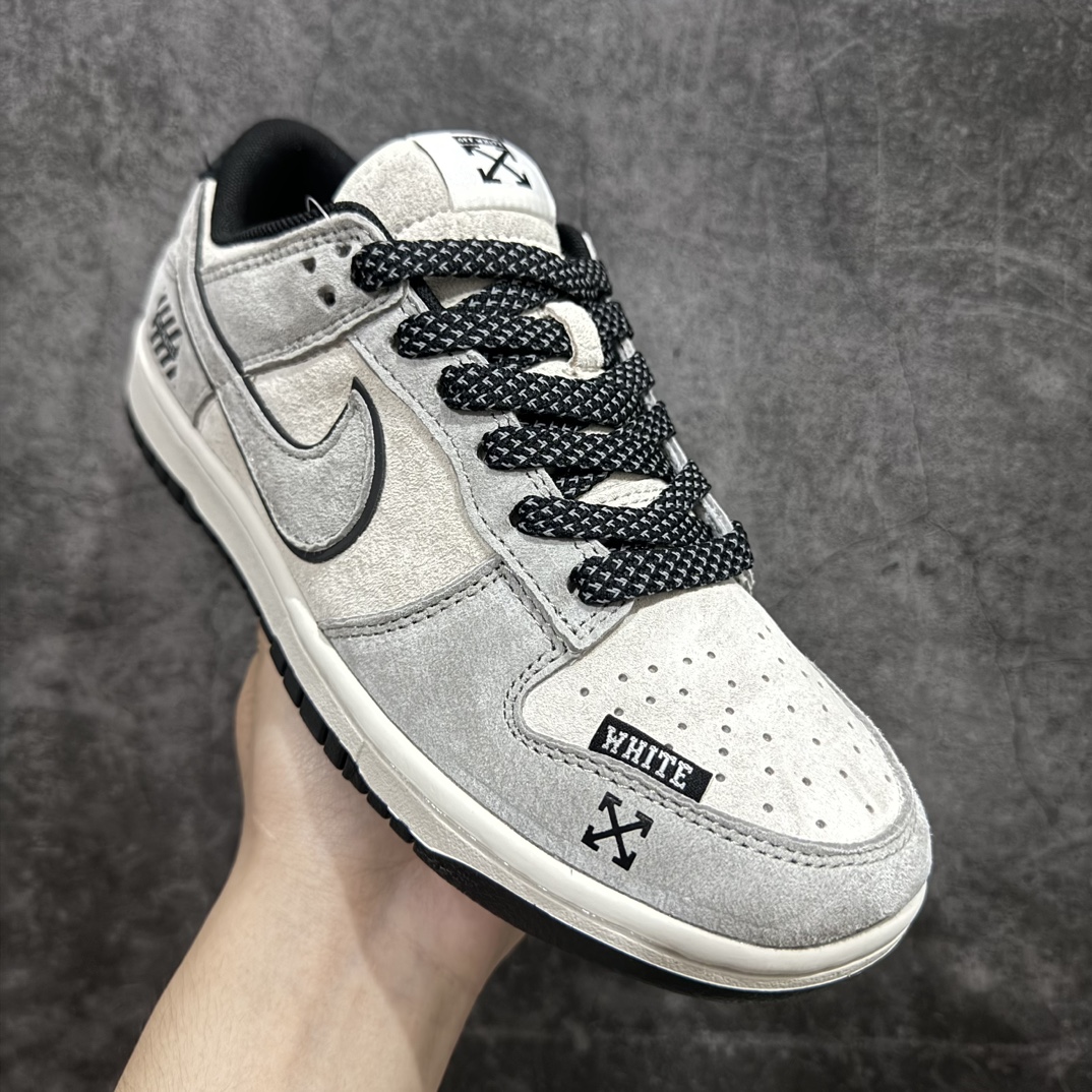 图片[3]-【定制版】Nike SB Dunk Low x OFF-WHITE 灰翻毛满天星n纯原大厂出品 极力推荐n原装头层材料 独家版型蒸餾加工n帶來的是更好的视觉和脚感体验n大厂纯原品质出货 清洁度 电绣工艺皮料切割干净无任何毛边 细节完美 官方货号：DQ1098 521 尺码：36 36.5 37.5 38 38.5 39 40 40.5 41 42 42.5 43 44 44.5 45  编码：HXS340360n-鞋库