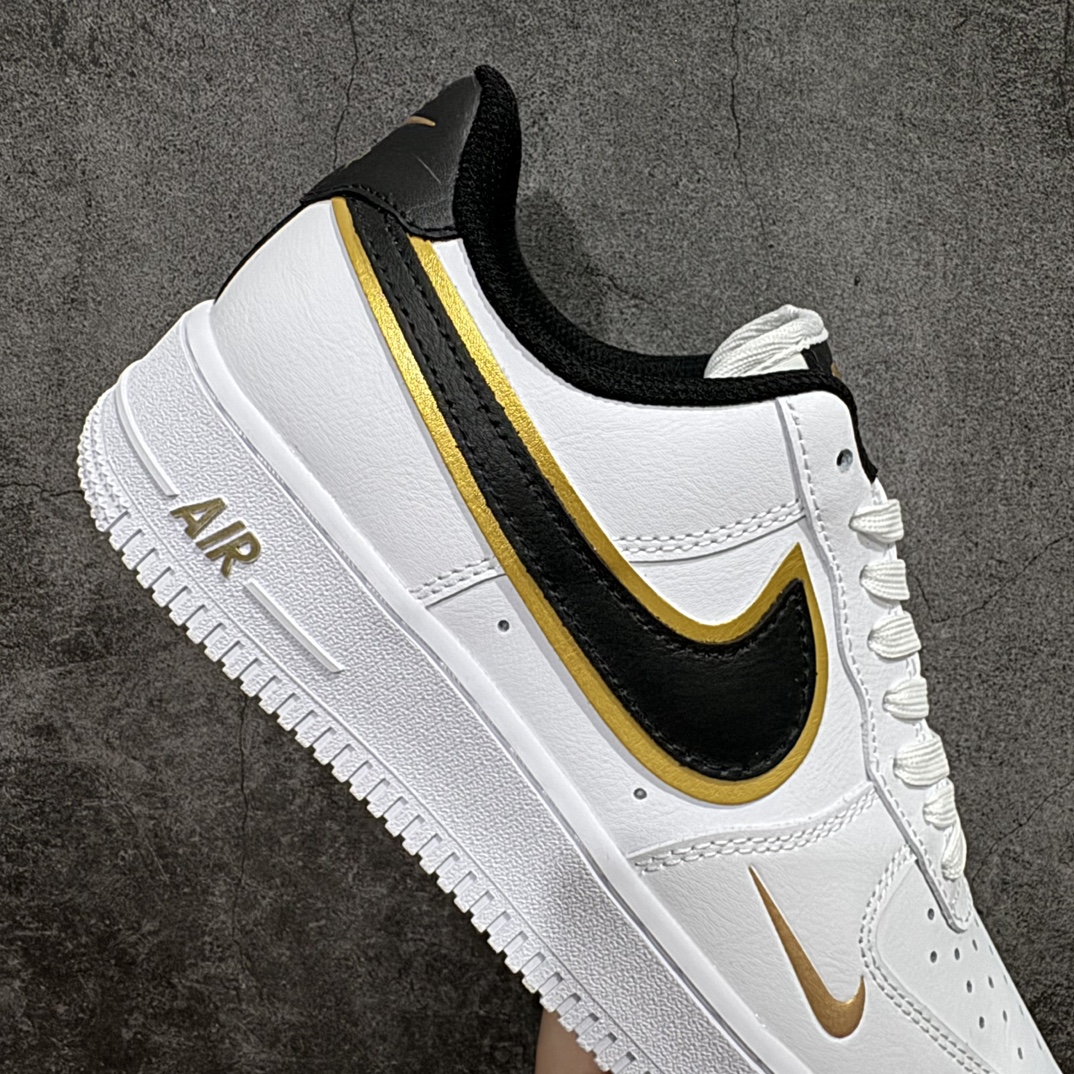 图片[7]-【公司级】Nike Air Force 1 Low 白黑金n原楦头原纸板 打造纯正空军版型 专注外贸渠道 全掌内置蜂窝气垫原盒配件 原厂中底钢印、拉帮完美  官方货号：DA8481 100 Size：36 36.5 37.5 38 38.5 39 40 40.5 41 42 42.5 43 44 45 编码：CC230240-鞋库