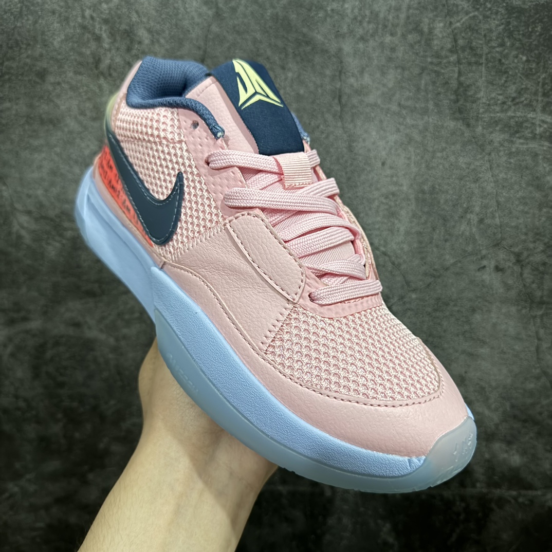 图片[3]-【CK版本】Nike JA 1 EP 莫兰特n防滑低帮篮球鞋 先行公司级n简单的中底配置 前掌Zoom Air 加上全掌React带来充分的缓震回弹脚感低重心的设计也让它备受后卫选手的喜爱n此鞋款的设计能够同时兼顾缓震性能和稳固脚感搭配稳定设计 助你实现快速移动表现n耐穿橡胶外底 提供可驾驭户外球场的强劲抓地力 货号:FV1282-600 尺码：39-47.5 编码：CK260280-鞋库