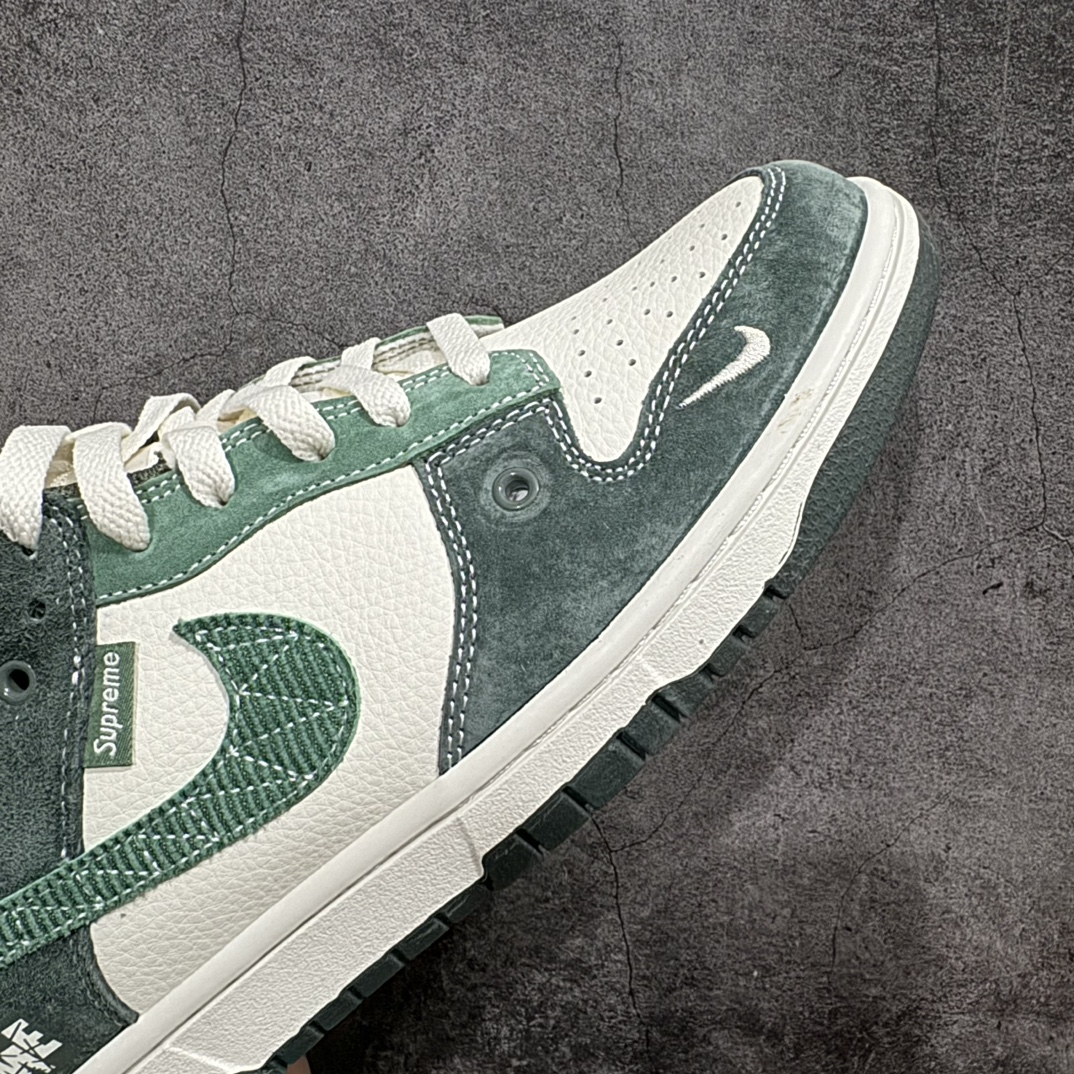 图片[6]-【定制版】Nike SB Dunk Low x Supreme x UNDEFEATED 白绿翻毛n纯原大厂出品 极力推荐n原装头层材料 独家版型蒸餾加工n帶來的是更好的视觉和脚感体验n大厂纯原品质出货 清洁度 电绣工艺皮料切割干净无任何毛边 细节完美 官方货号：DJ2024 042 尺码：36 36.5 37.5 38 38.5 39 40 40.5 41 42 42.5 43 44 44.5 45  编码：HXS340360-鞋库