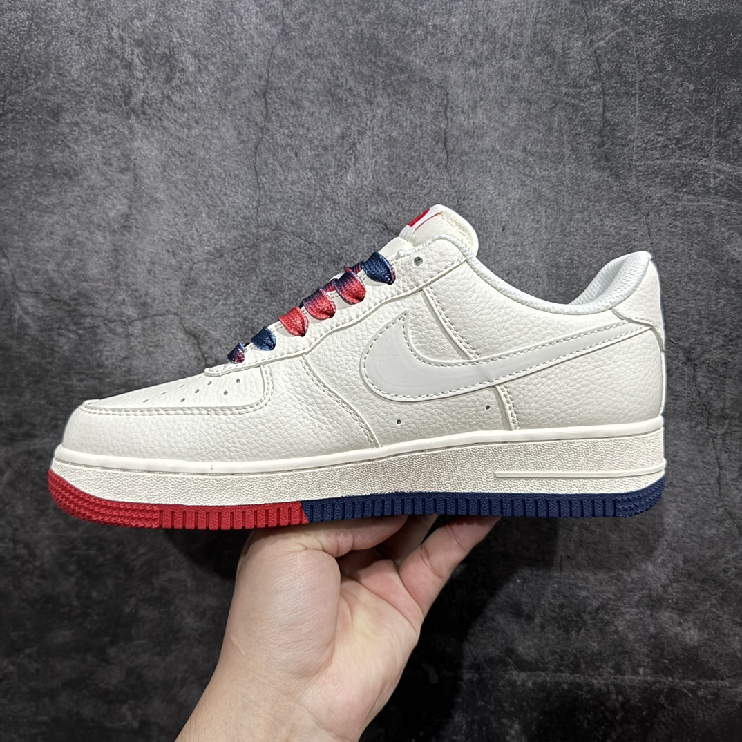 图片[2]-【公司级】海外限量发售NIke Air Force 1 \’07 Low “北面联名–米红蓝双勾”空军一号 低帮 运动鞋 休闲鞋 折边针车 工艺难度大 原楦头原纸板 原装鞋盒 定制五金配件 内置全掌气垫 原厂鞋底货号：XZ6188-010 Size：36 36.5 37.5 38 38.5 39 40 40.5 41 42 42.5 43 44 44.5 45 编码：HXS310320-鞋库