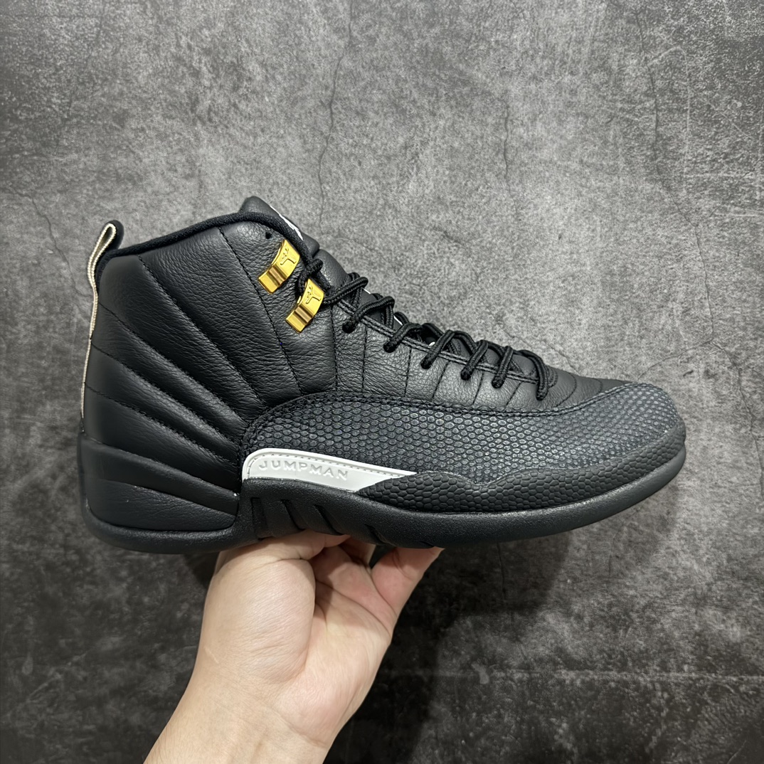 纯原-AirJordanAJ12RetroTheMaster潮流中帮复古篮球鞋男款黑金全新订单高端零售外