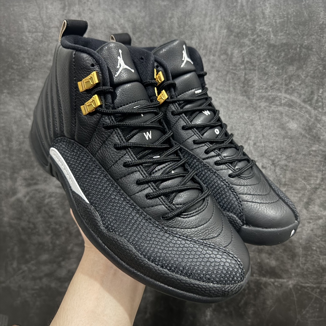 【TK至尊版】Air Jordan AJ12 Retro The Master 潮流 中帮 复古篮球鞋 男款 黑金n全新订单 高端零售外贸混卖专供品质国内专业外贸AJ大厂出品原厂楦头纸板 原厂皮料打造 原厂真碳板 内置气垫  尺码：40 40.5 41 42 42.5 43 44 44.5 45 46 47.5 编码：ZG480520-鞋库