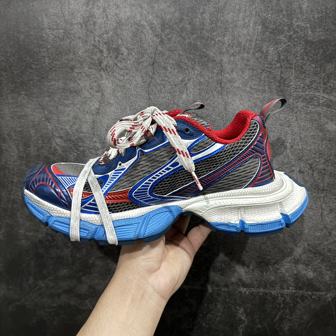 BALENCIAGA3XLSneakers巴黎世家十代网布系带低帮走秀复古老爹鞋全套原纸板楦头开发最原汁