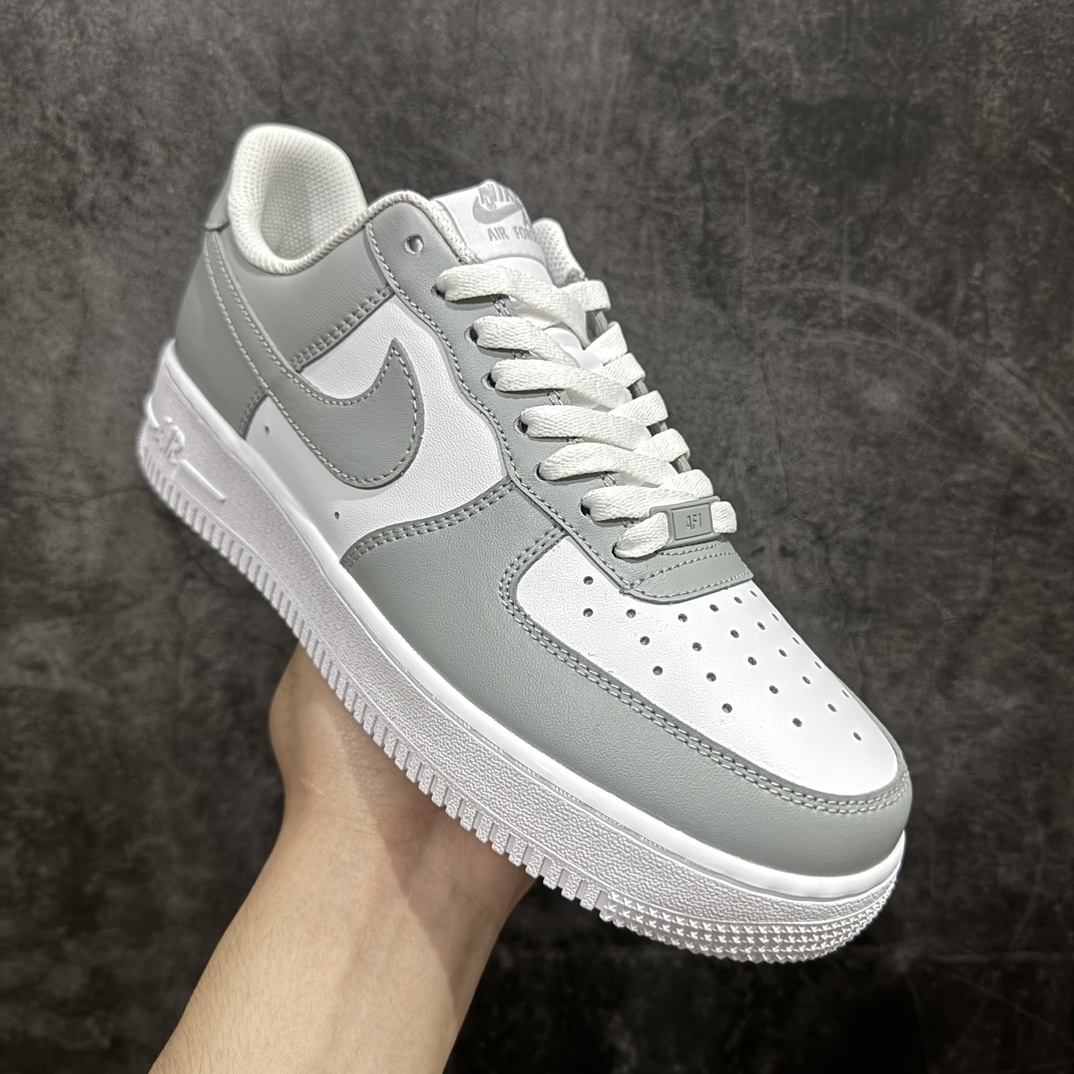 图片[3]-【公司级】Nike Air Force 1 \’07 Low 空军一号低帮运动板鞋 灰白 原装级别 原楦头原纸板 打造纯正空军版型#专注外贸渠道 全掌内置蜂窝气垫 #原盒配件 原厂中底钢印、拉帮完美 货号：FD9763-101 尺码：35.5 36 36.5 37.5 38 38.5 39 40 40.5 41 42 42.5 43 44 44.5 45 编码：CC230240-鞋库