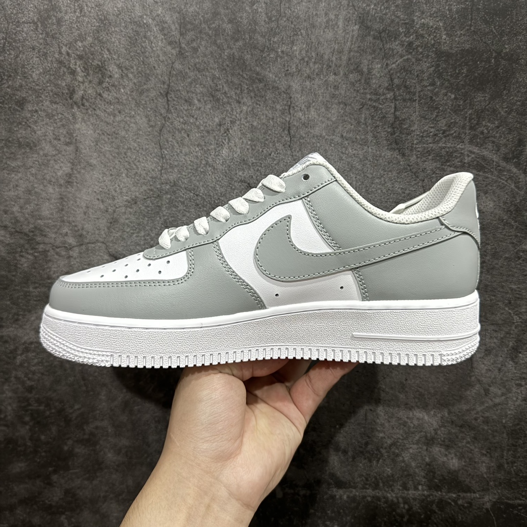 图片[2]-【公司级】Nike Air Force 1 \’07 Low 空军一号低帮运动板鞋 灰白 原装级别 原楦头原纸板 打造纯正空军版型#专注外贸渠道 全掌内置蜂窝气垫 #原盒配件 原厂中底钢印、拉帮完美 货号：FD9763-101 尺码：35.5 36 36.5 37.5 38 38.5 39 40 40.5 41 42 42.5 43 44 44.5 45 编码：CC230240-鞋库