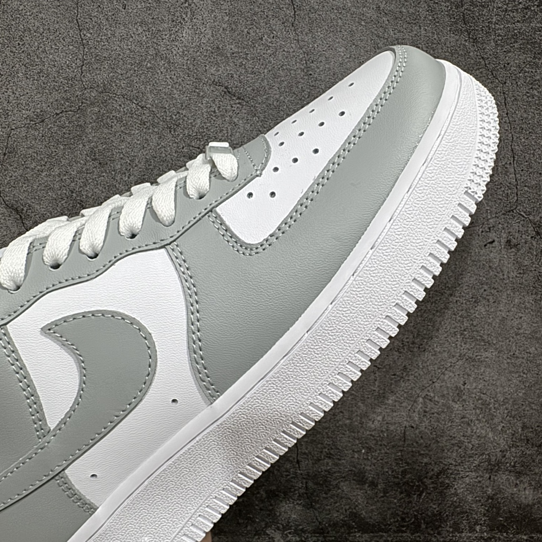 图片[6]-【公司级】Nike Air Force 1 \’07 Low 空军一号低帮运动板鞋 灰白 原装级别 原楦头原纸板 打造纯正空军版型#专注外贸渠道 全掌内置蜂窝气垫 #原盒配件 原厂中底钢印、拉帮完美 货号：FD9763-101 尺码：35.5 36 36.5 37.5 38 38.5 39 40 40.5 41 42 42.5 43 44 44.5 45 编码：CC230240-鞋库