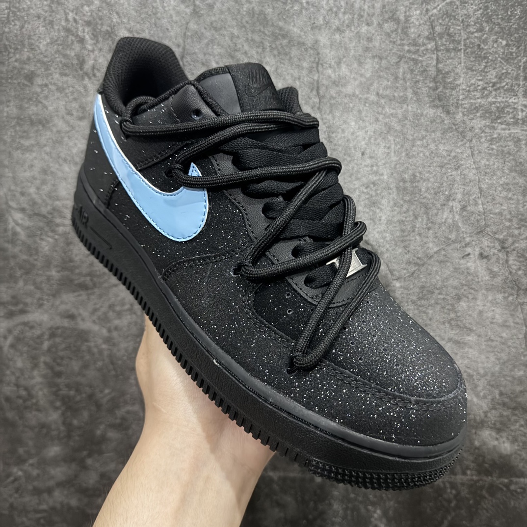 图片[3]-【定制版】Nk Air Force 1\’07 Low Cleanfit 官方爆款定制 黑兰满天星 满钻 空军一号低帮休闲板鞋 ZH0316-042rn#定制皮料 定制鞋盒 原楦原纸板 纯正空军版型 内置全掌气垫r 尺码：36 36.5 37.5 38 38.5 39 40 40.5 41 42 42.5 43 44 44.5 45  编码：HXS330340-鞋库