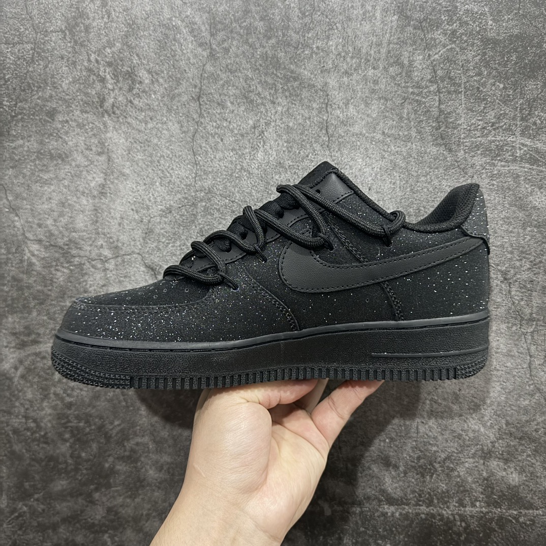 图片[2]-【定制版】Nk Air Force 1\’07 Low Cleanfit 官方爆款定制 黑兰满天星 满钻 空军一号低帮休闲板鞋 ZH0316-042rn#定制皮料 定制鞋盒 原楦原纸板 纯正空军版型 内置全掌气垫r 尺码：36 36.5 37.5 38 38.5 39 40 40.5 41 42 42.5 43 44 44.5 45  编码：HXS330340-鞋库