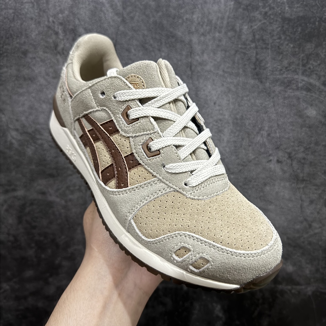 图片[3]-【公司级】Asics Gel-Lyte 3  反毛皮织物休闲跑步鞋GEL-LYTET™III OG运动鞋再次以其90年代初期的原始形状和结构出现n轮廓由三井茂之(Shigeyuki Mitsui)于1990年设计 结合了裂舌应用其最初灵感来自GEL-LD RACER™鞋n鞋在脚跟处采用其标志性的GEL™技术缓冲装置n可提高减震效果并提供持久的舒适感n 尺码: 36 36.5 37.5 38 38.5 39 40 40.5 41 42 42.5 43 44 44.5 45  编码：HCAM270280-鞋库