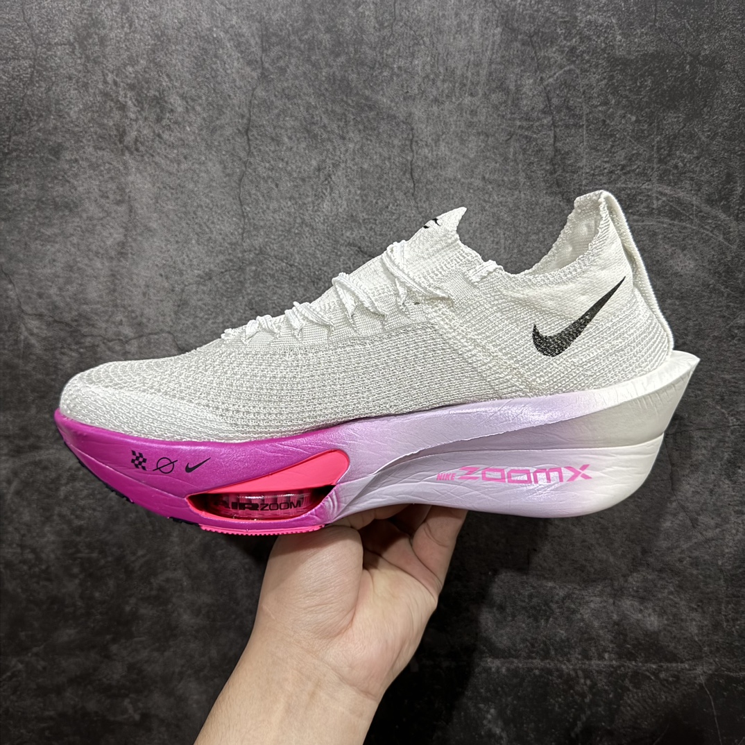 图片[2]-【正确刷漆版】Nk Zoom VaporFly Next% 3 \”Prototype\” 2024年全新超级马拉松跑鞋 FD8311-100rnn配件齐 有配防尘布袋n正确大底刷漆（鞋底部分黑色刷漆有裂纹）n鞋款搭载两个Airzoom缓震配置，全掌型碳纤维板，缔造出色推进感；中底ZoomX 泡绵从后跟延伸至鞋头，超强回弹性r 尺码：36 36.5 37.5 38 38.5 39 40 40.5 41 42 42.5 43 44 44.5 45 46 47.5 编码：XZ320350-鞋库