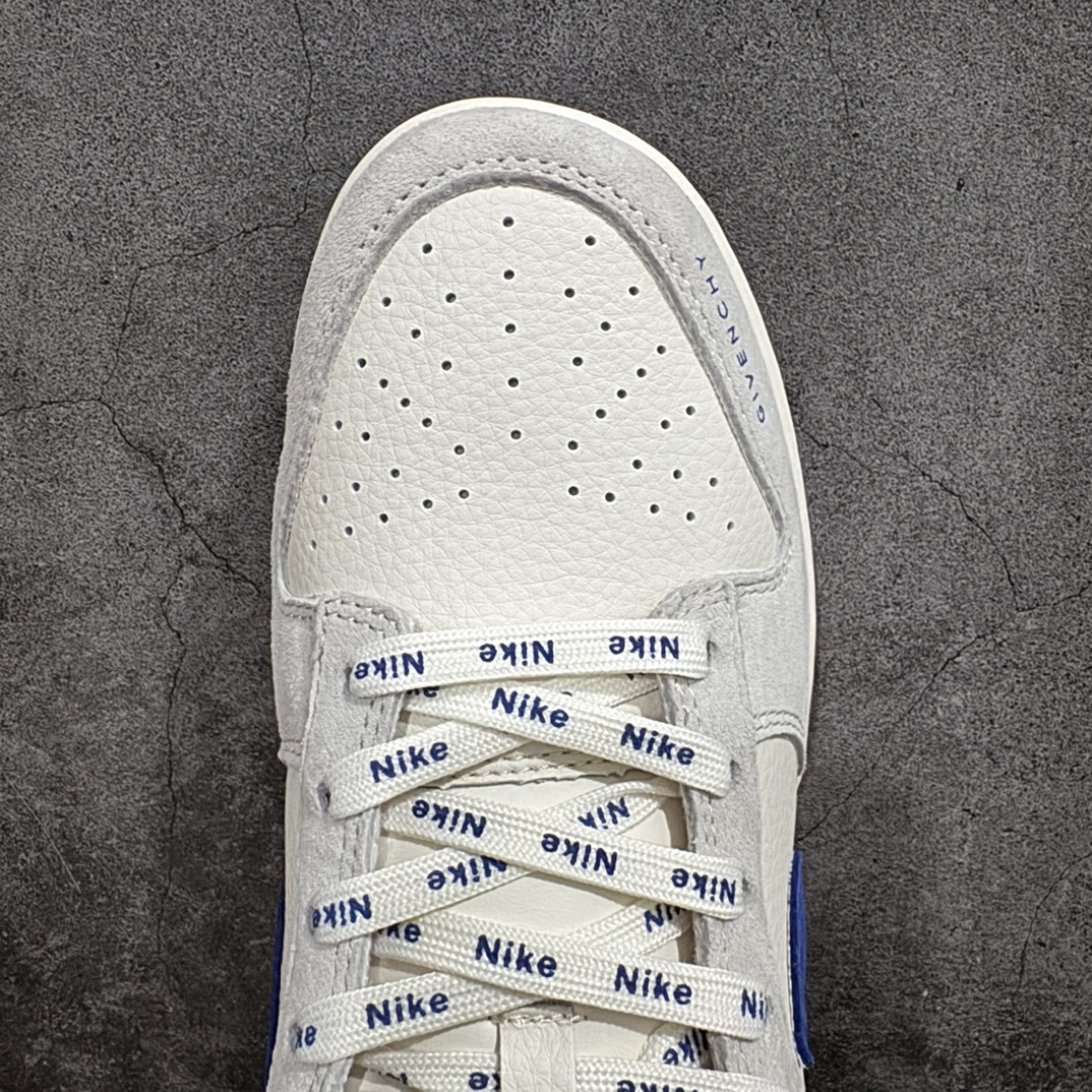 图片[5]-【定制版】Nk SB Dunk Low 纪梵希联名-灰蓝红双小勾 周年高端定制 低帮休闲板鞋 CF3688-033rn#定制鞋盒 大厂纯原品质出货 超高清洁度 皮料切割干净无任何毛边 细节完美r 尺码：36 36.5 37.5 38 38.5 39 40 40.5 41 42 42.5 43 44 44.5 45 编码：HXS320340-鞋库