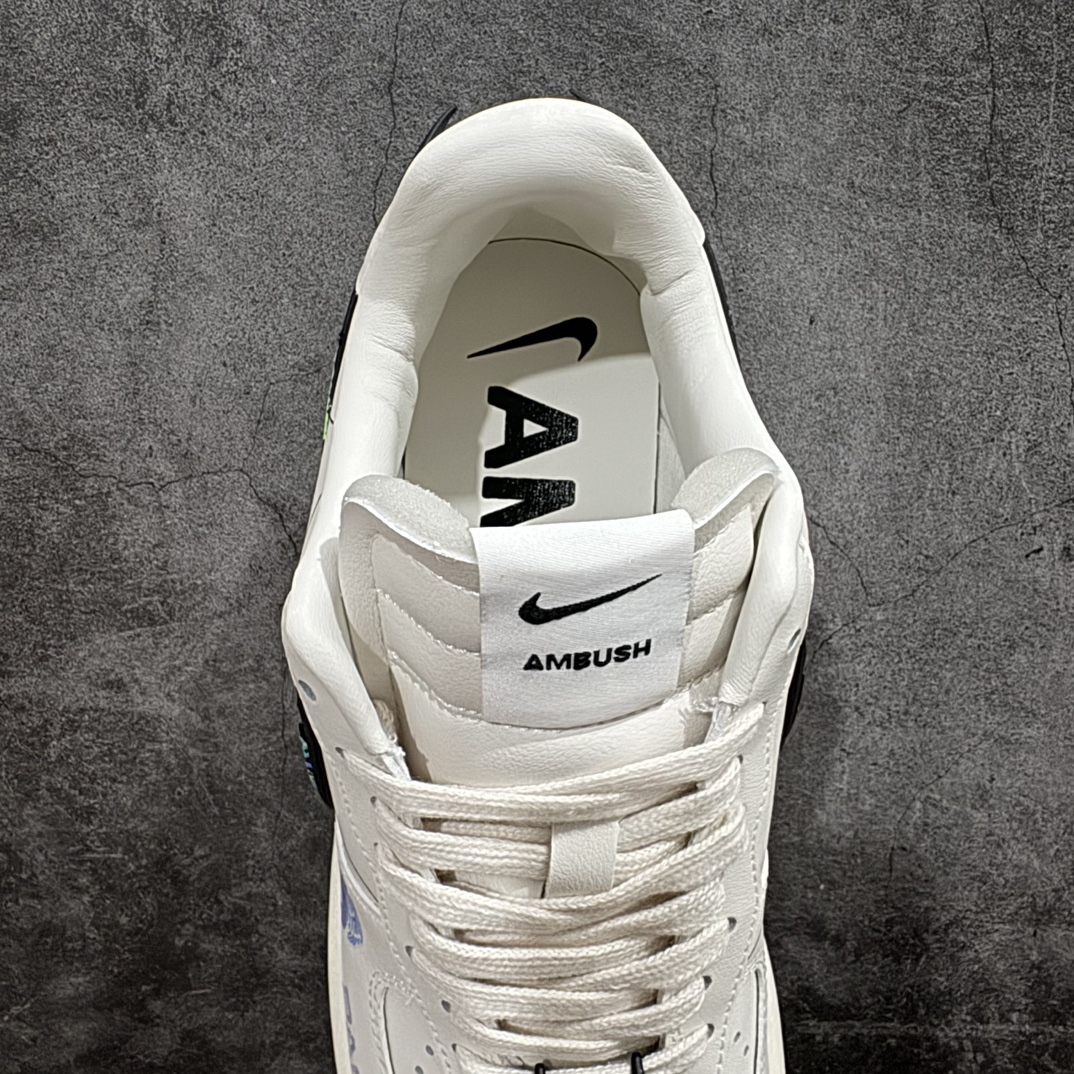 图片[8]-【公司级】Nike Air Force 1 Low 07 x AMBUSH 赛博涂鸦米白n原楦头原纸板 打造纯正低帮空军版型 专注外贸渠道 全掌内置蜂窝气垫原盒配件 原厂中底钢印、拉帮完美官方货号：DV3464 020 Size：36 36.5 37.5 38 38.5 39 40 40.5 41 42 42.5 43 44 44.5 45 编码：HXS310320-鞋库