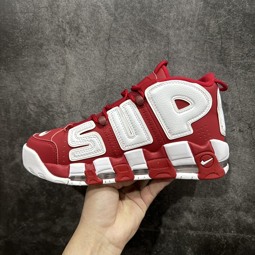 图片[2]-【CK纯原】Supreme x NK Air More Uptempo 联名款皮蓬大Air复古文化篮球鞋 920092-600nNK更给予了 Supreme 最大的设计自由度 它看起来就像是在AirMoreUptempo 进行了改造 将元年鞋面出现的两侧的大“AIR”字样改成了反光 SUPREME 字样去呈现 同时搭配以白色Swoosh和 Air-Sole气垫大底 让整双鞋一跃成为更切合到 Supreme 街头造型 SIZE：36 36.5 37.5 38 38.5 39 40 40.5 41 42 42.5 43 44 44.5 45 46 编码：CK210230-鞋库