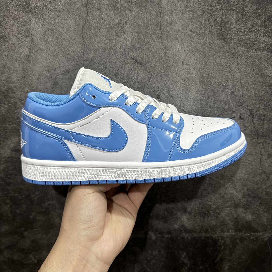 Air Jordan 1 Zapatos Air Jordan Azul Laca Parte superior baja LDS230350