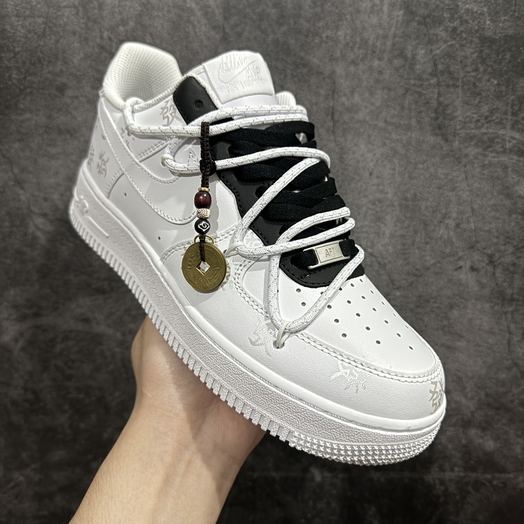 图片[3]-【公司级】官方爆款定制 公司级K Nike Air Force 1 Low’07 发财 中国风 空军一号低帮休闲板鞋 定制皮料  定制鞋盒 配件齐全 原楦原纸板 纯正空军版型 内置全掌气垫 货号：ZH0316-048 Size：36 36.5 37.5 38 38.5 39 40 40.5 41 42 42.5 43 44 44.5 45 编码：HXS310320-鞋库