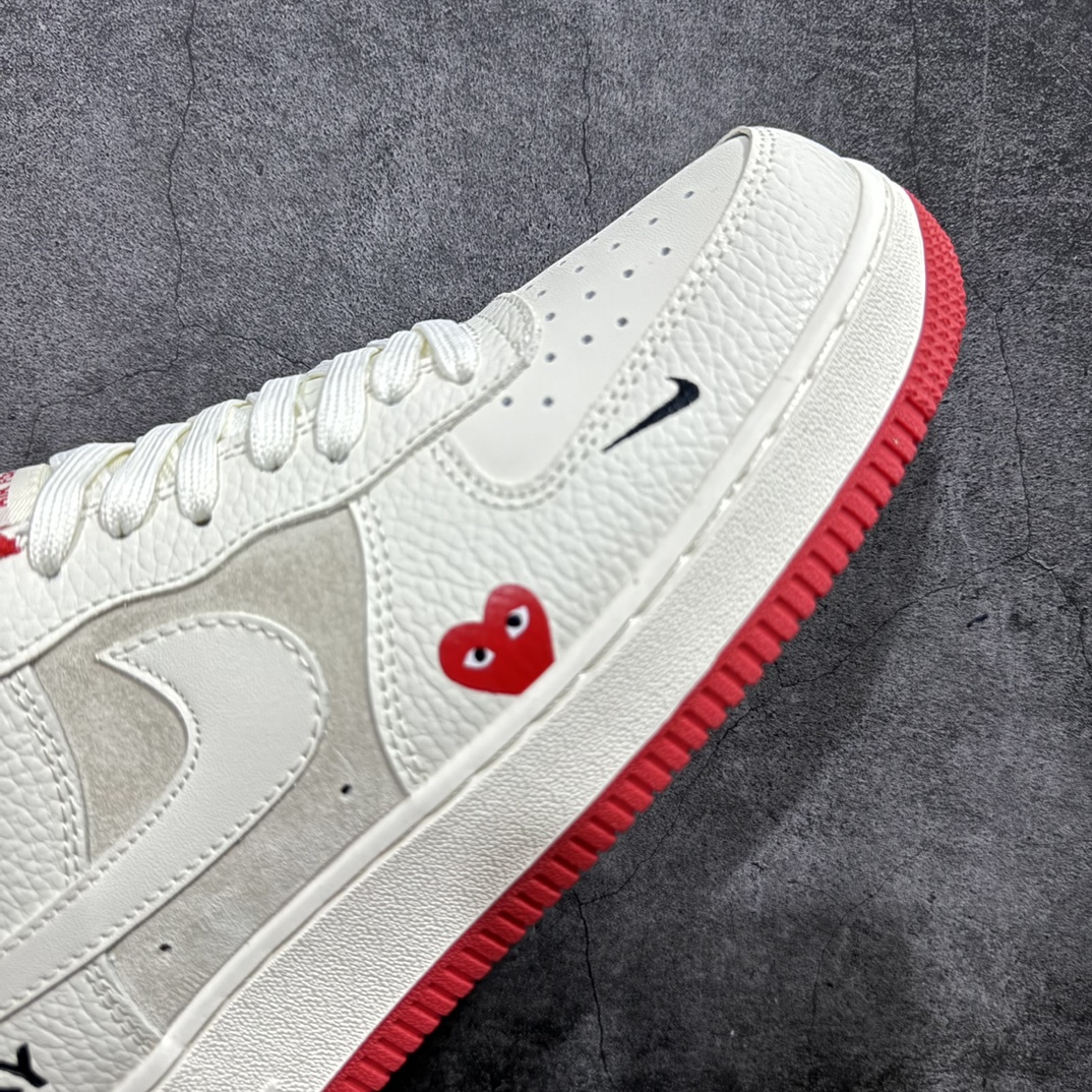 图片[6]-【公司级】海外限量发售NIke Air Force 1 \’07 Low “川久保玲联名–米白红底”空军一号 低帮 运动鞋 休闲鞋 折边针车 工艺难度大 原楦头原纸板 原装鞋盒 定制五金配件 内置全掌气垫 原厂鞋底货号：KK3333-003 Size：36 36.5 37.5 38 38.5 39 40 40.5 41 42 42.5 43 44 44.5 45 编码：HXS310320-鞋库