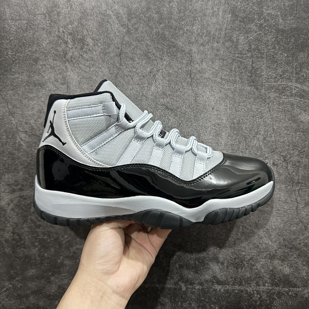 外贸纯原AirJordanAJ11Retro黑灰CT8012-005原楦原档案数据开模打造原厂中底拉帮钢