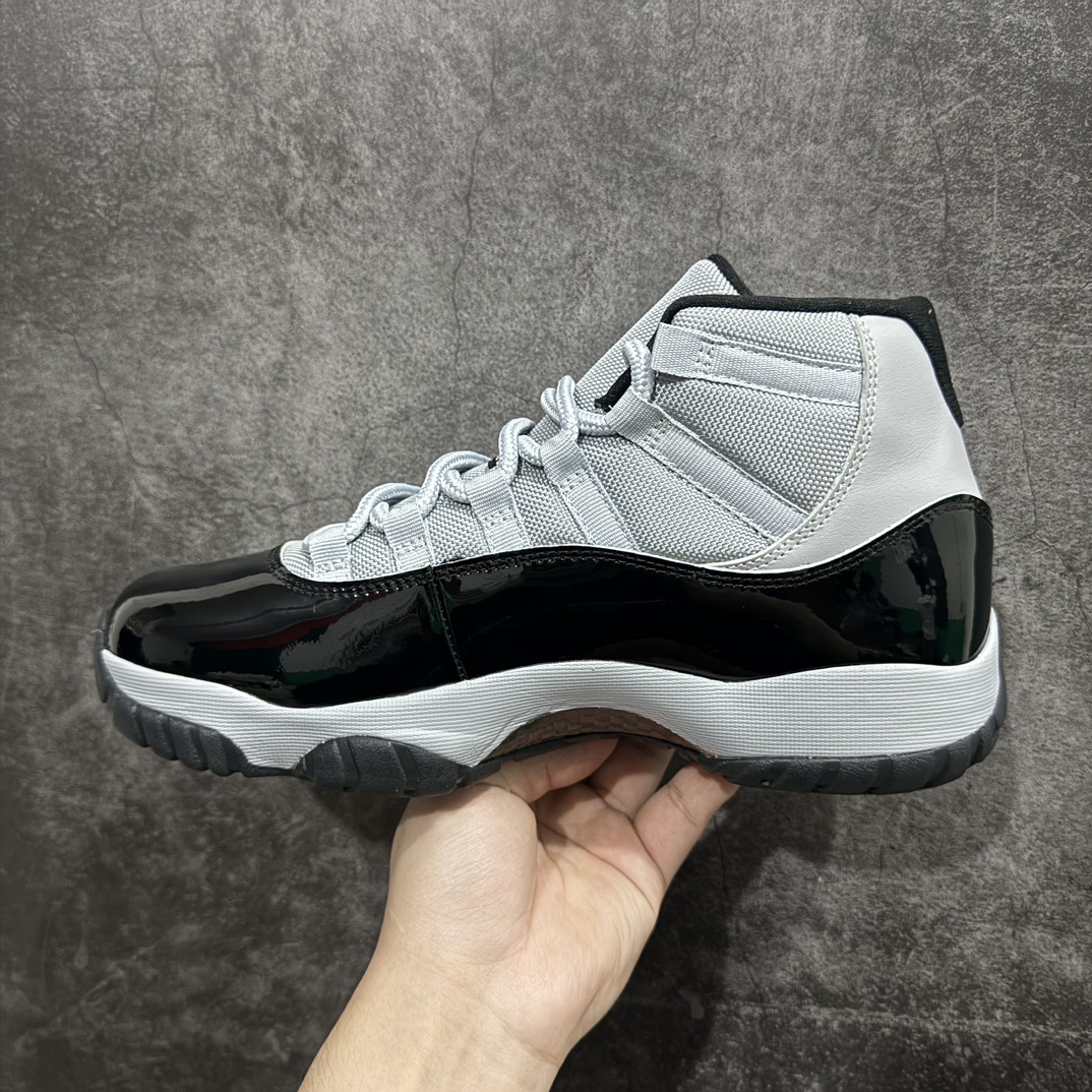 外贸纯原AirJordanAJ11Retro黑灰CT8012-005原楦原档案数据开模打造原厂中底拉帮钢