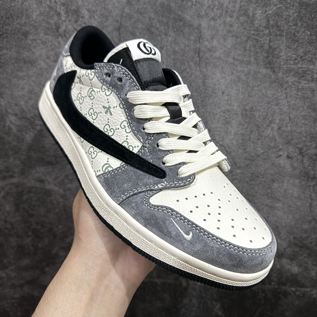 图片[3]-【定制版】Nk SB Dunk Low 斯图西联名-绑带灰白黑勾 周年高端定制 低帮休闲板鞋 SJ2068-305rn定制鞋盒 大厂纯原品质出货 超高清洁度 皮料切割干净无任何毛边 细节完美r 尺码：36 36.5 37.5 38 38.5 39 40 40.5 41 42 42.5 43 44 44.5 45  编码：HXS320340-鞋库