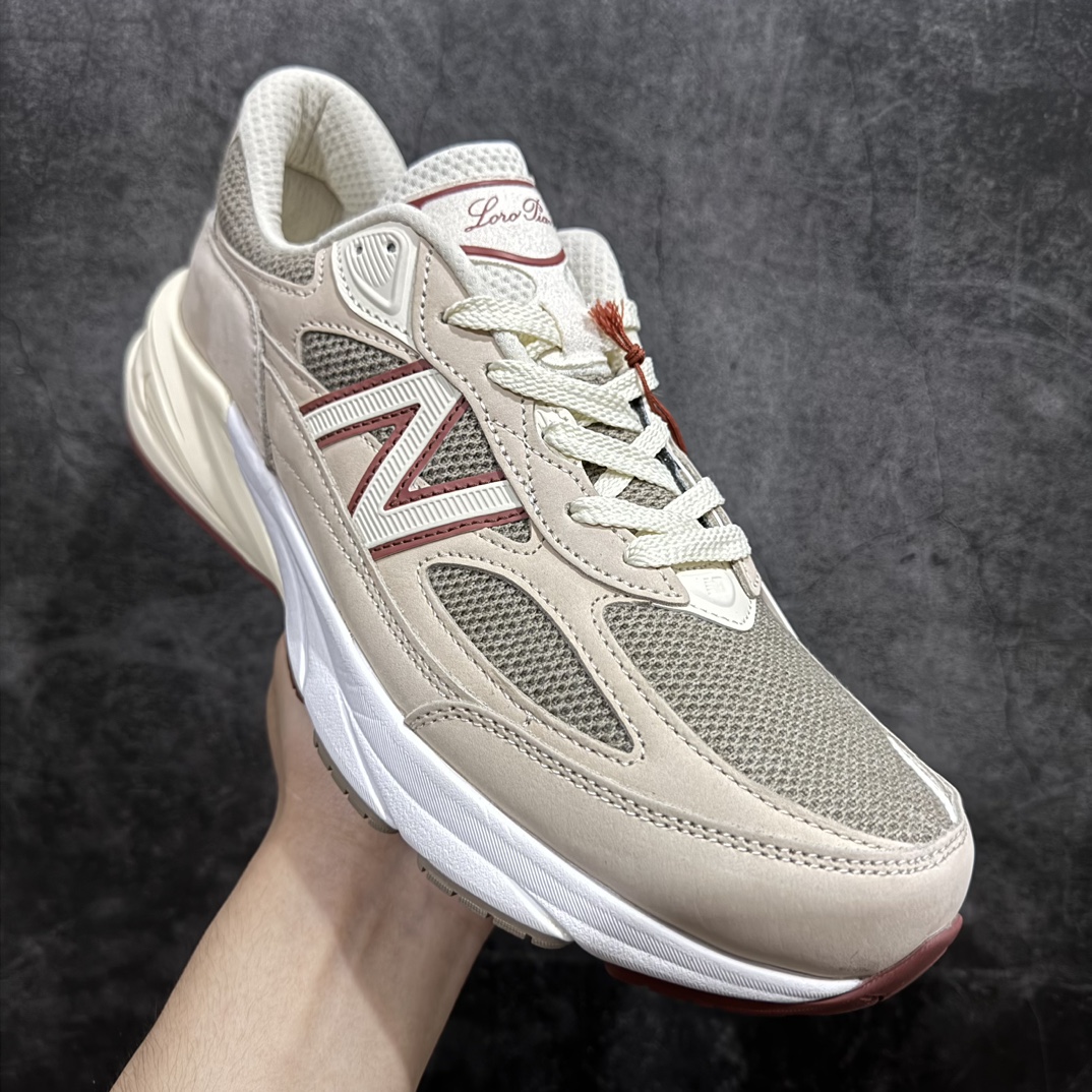 图片[3]-【总裁版本】Loro Piana x New Balance NB 990 V6 舒适百搭防滑耐磨 低帮跑步鞋 高端美产血统经典复古休闲运动百搭老爹跑步鞋 U990LO6rnn高端版本 此版工艺复杂n采用台产猪巴革及透气网眼材质原装6层组合底模精密开发搭载全新碳素中底 后跟透明TPU水晶装饰条稳固r 尺码：36 37 37.5 38 38.5 39.5 40 40.5 41.5 42 42.5 43 44 44.5 45 46.5  编码：-鞋库