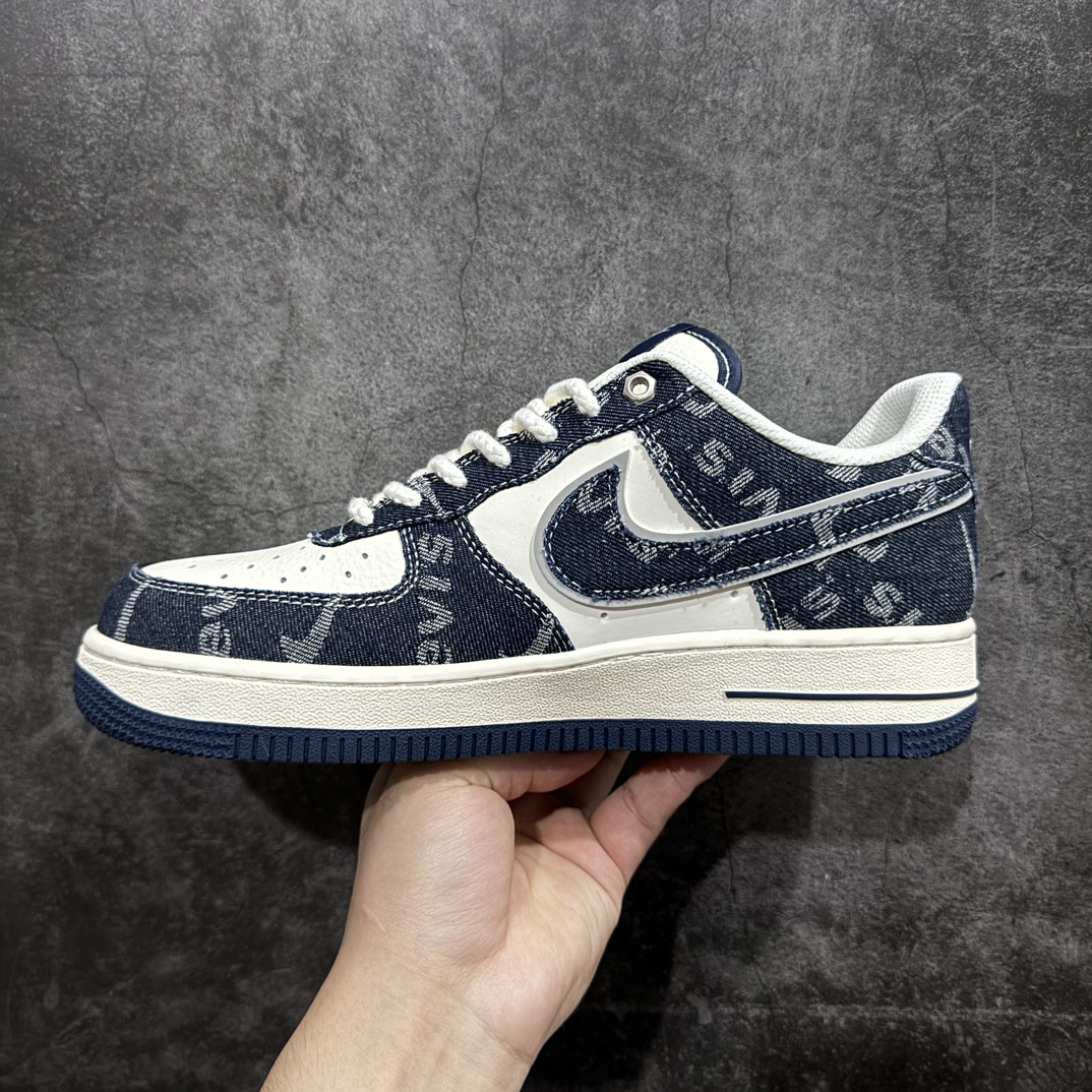 图片[2]-【公司级】海外限量发售NIke Air Force 1 \’07 Low “李维斯联名——深蓝牛仔”空军一号 低帮 运动鞋 休闲鞋 折边针车 工艺难度大 原楦头原纸板 原装鞋盒 定制五金配件 内置全掌气垫 原厂鞋底货号：SJ6698-002 Size：36 36.5 37.5 38 38.5 39 40 40.5 41 42 42.5 43 44 44.5 45 编码：LF310320-鞋库