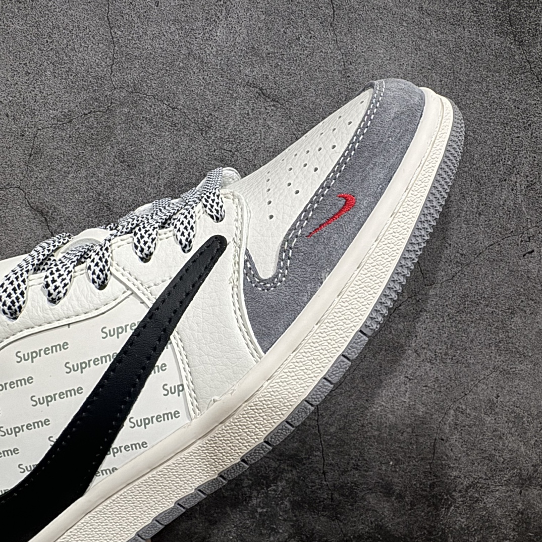 图片[6]-【定制版】TS x Air Jordan AJ1 Low 倒钩低帮联名定制配色 XY2688-120原厂内置气垫魔块 A模大底 头层小牛皮 鞋舌AJ原厂专用牛津布+AJ专用反口珍珠布+原厂无杂质高弹内里海棉+特殊封边弹力鞋带SIZE：36 36.5 37.5 38 38.5 39 40 40.5 41 42 42.5 43 44 44.5 45 46 47.5 编码：HXS320340-鞋库