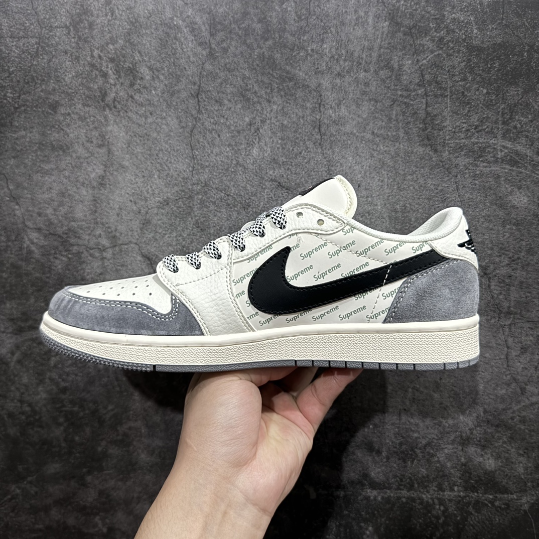 图片[2]-【定制版】TS x Air Jordan AJ1 Low 倒钩低帮联名定制配色 XY2688-120原厂内置气垫魔块 A模大底 头层小牛皮 鞋舌AJ原厂专用牛津布+AJ专用反口珍珠布+原厂无杂质高弹内里海棉+特殊封边弹力鞋带SIZE：36 36.5 37.5 38 38.5 39 40 40.5 41 42 42.5 43 44 44.5 45 46 47.5 编码：HXS320340-鞋库