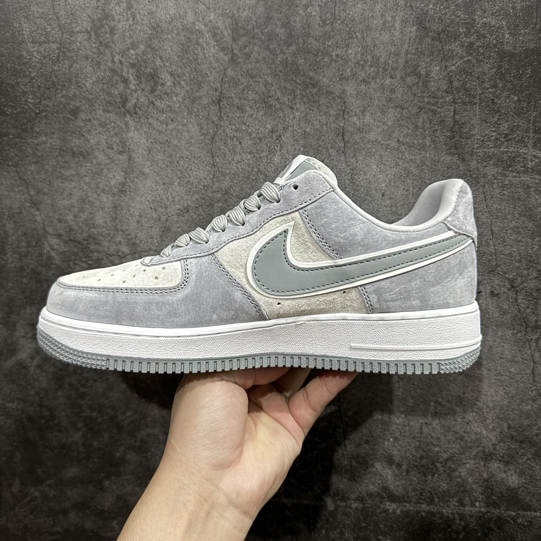 图片[2]-【公司级】海外限量发售 Nike Air Force 1 \’07 Low “北面联名–银灰猪八”空军一号 低帮 运动鞋 休闲鞋 折边针车 工艺难度大 原楦头原纸板 原装鞋盒 定制五金配件 内置全掌气垫 原厂鞋底货号：KK3333-004 Size：36 36.5 37.5 38 38.5 39 40 40.5 41 42 42.5 43 44 44.5 45 编码：HXS310320-鞋库