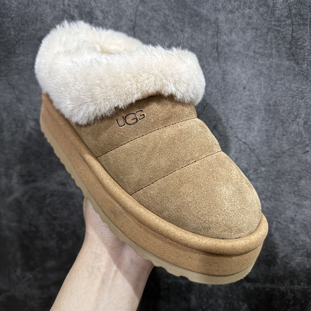 图片[3]-【X1广东礼盒版】市面顶级版本 UGG 毛毛虫厚底4cm 厚底1146390n 女款 小红书爆款n广州外贸大厂生产 鞋头到鞋垫真羊皮毛一体 独立外盒包装 芯片 带防水工艺 区别市面任何版本1.5Ccm薄底 独立原版开发大底 羊绒鞋垫 冬季保暖外出 家居都是很适合的选择 进年uug推出款式系列 局部偏向年轻消费者喜好 也走到时尚潮流穿搭的前沿 鞋身材质 防泼水涂层翻毛皮鞋面 17毫米UGGPURE™植入式羊毛内底 轻便防滑舒适橡胶外底 带有品牌LOGO商标 带全套包装  尺码: 35 36 37 38 39 40 编码：HH340360-鞋库