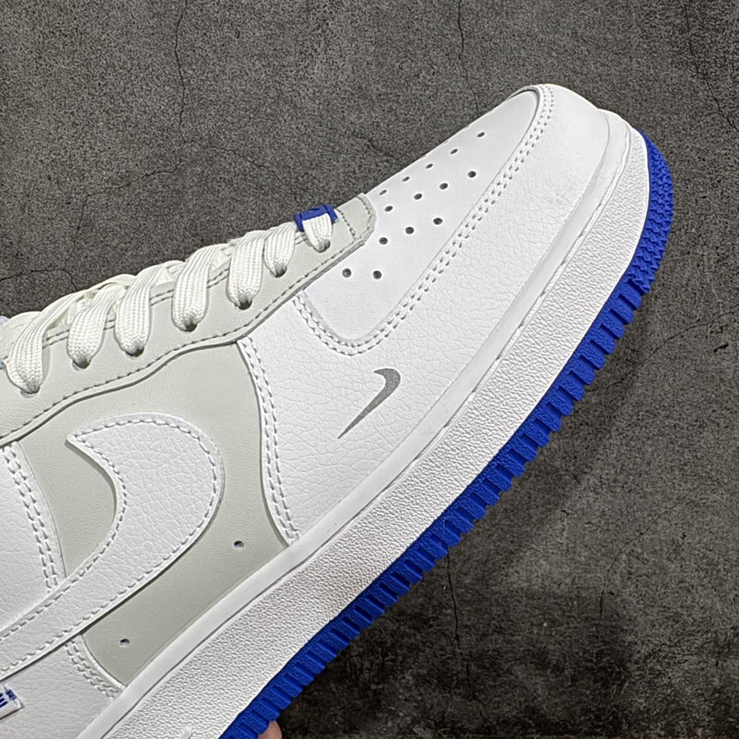 图片[6]-【公司级】Nike Air Force 1 Low 灰白蓝 空军一号低帮运动休闲板鞋 原楦头原纸板 打造纯正空军版型#专注外贸渠道 全掌内置蜂窝气垫 #原盒配件 原厂中底钢印、拉帮完美货号：FB1844-111 尺码：36 36.5 37.5 38 38.5 39 40 40.5 41 42 42.5 43 44 44.5 45 编码：CC230240-鞋库