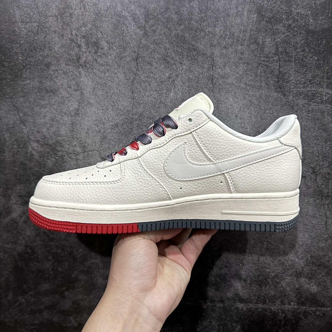 图片[2]-【公司级】Nk Air Force 1\’07 Low Supreme联名-米白红蓝双拼 空军一号低帮休闲板鞋rn#原楦头原纸板 原装鞋盒 定制五金配件 内置全掌气垫 原厂鞋底 r 货号：XZ6188-228 尺码：36 36.5 37.5 38 38.5 39 40 40.5 41 42 42.5 43 44 44.5 45 编码：HXS310320-鞋库