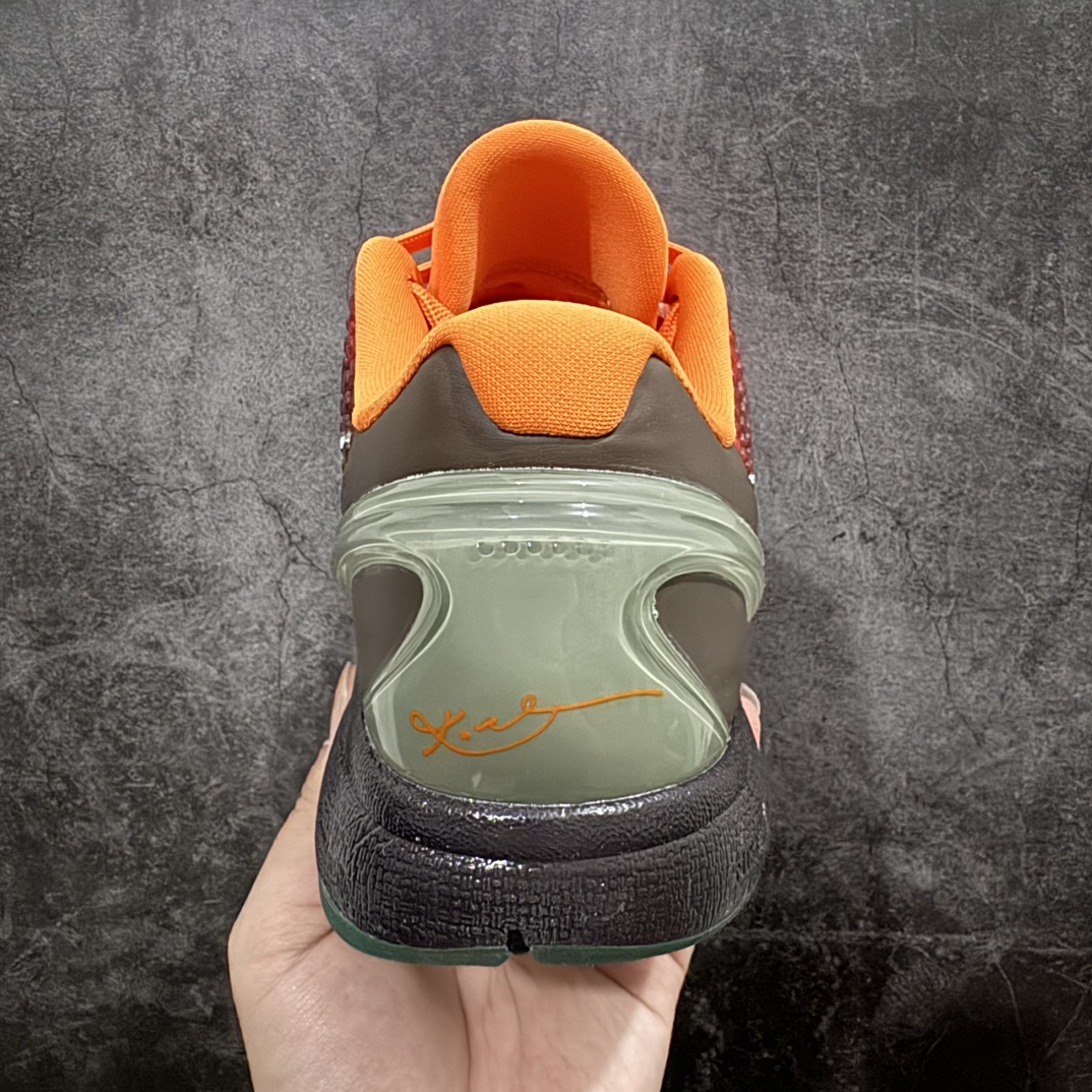 图片[4]-【MX版本】原装级NK Zoom Kobe 6 ASG Orange County Sunset 科比六代 日落黑橙 448693-800完美复刻公司货 前掌超大Zoom Turbo气垫 后掌EVA缓震 真正的原汁原味 还原ZP脚感 全身鞋材卡料色独家定制 唯一正确喷漆工艺Swoosh 正确凹凸蛇鳞工艺 正确鞋面渐变效果 内全置真动飞态线 独立原厂模具 最大尺码达到48.5码 首批不拼图大几率过验 亲测已过 支持各种高强度实战 无需担心 上脚价 补货周期极长 脚宽建议买大半码 科比系列前掌偏窄 不影响二次销售 支持七天无理由退换  尺码：39 40 40.5 41 42 42.5 43 44 44.5 45 45.5 46 47.5 48.5 49.6 50.5 编码：T310330-鞋库