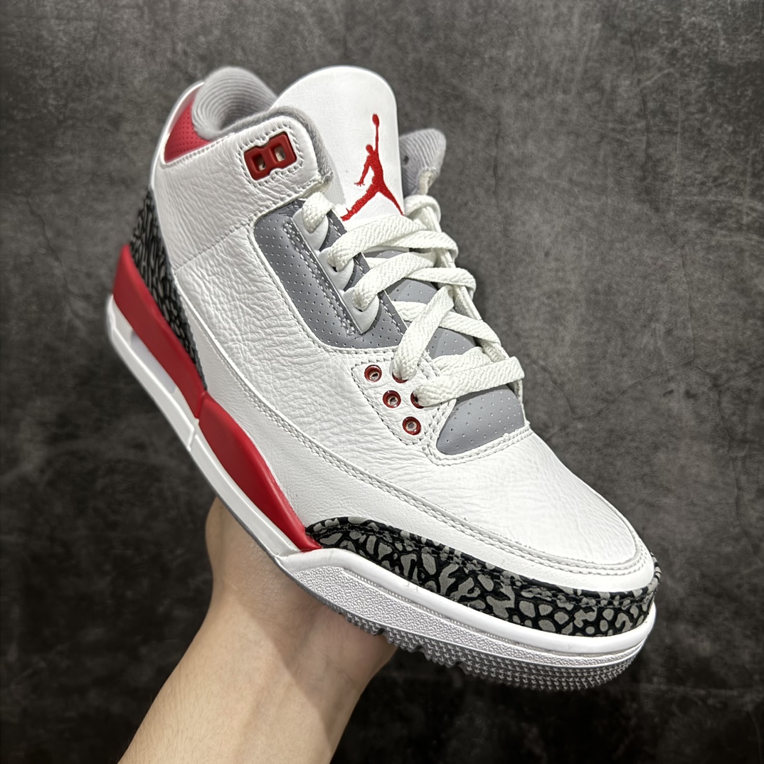 福利版NKAirJordan3Retro纯原配色#原装头层材料用料绝不含糊#正确荔枝纹路客供原厂磨具清洁