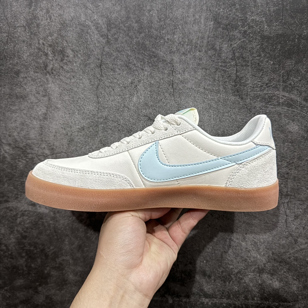 图片[2]-【公司级】Nike Killshot2 Iearner FS 耐克德训全系板鞋-白浅蓝生胶n市面唯一全新版型全新大底 进口头层麂皮n耐磨耐穿四季可穿 百搭不怯场n美拉德风格德训经典时尚休闲百搭 货号：HM5855-133 Size：35.5 36 36.5 37.5 38 38.5 39 40 40.5 41 42 42.5 43 44 44.5 45 编码：HXS210220-鞋库