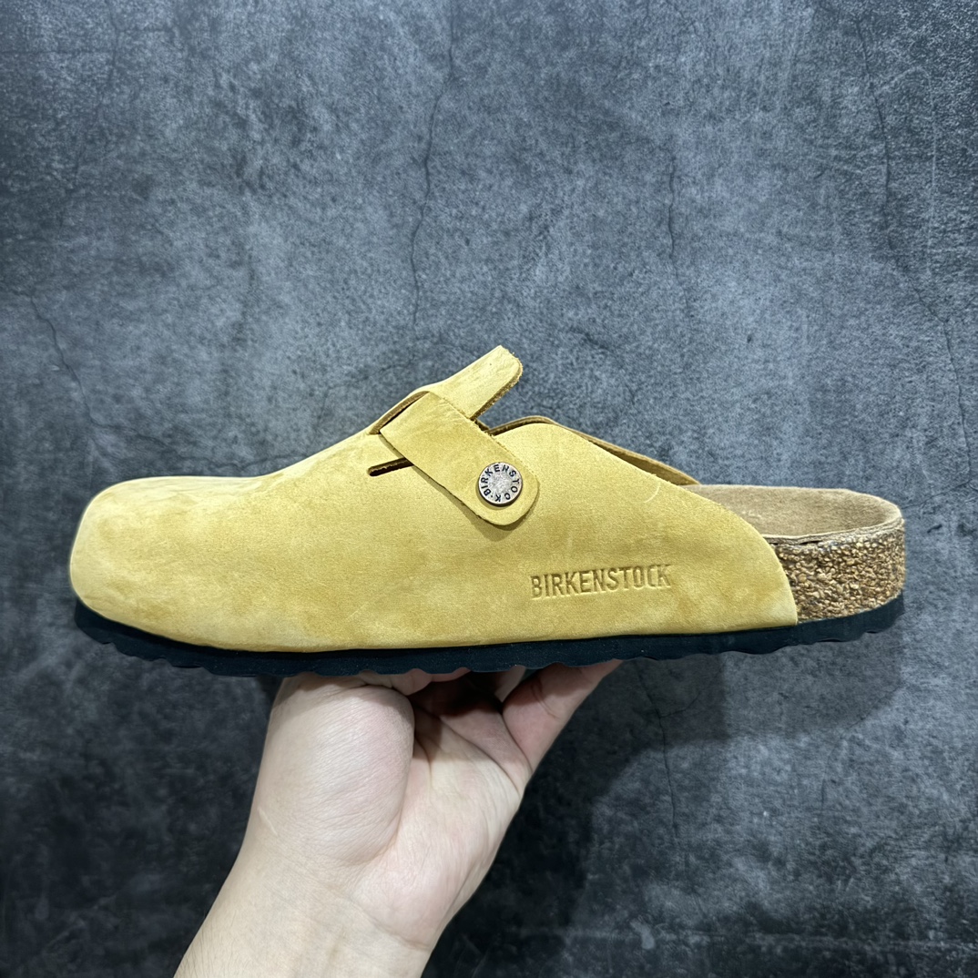 图片[2]-【X1版本】市面顶级版本德国百年知名鞋履品牌·博肯Birkenstock 勃肯包拖系列‼️n勃肯伦敦系列低帮牛皮绒面革平底复古软木休闲鞋n原产品质 采用质地柔软牛皮绒面革植入羊羔毛鞋垫和里衬材质n中底搭载缓震软木橡胶 尺码：35 36 37 38 39 40 41 42 43 44 45 编码：HH260280-鞋库