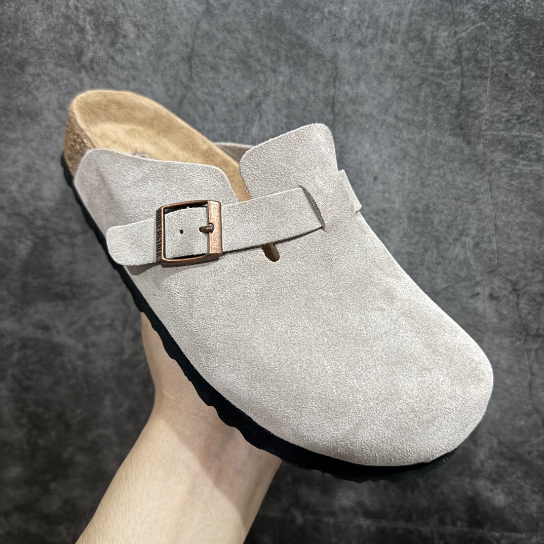 图片[3]-【X1版本】市面顶级版本德国百年知名鞋履品牌·博肯Birkenstock 勃肯包拖系列‼️n勃肯伦敦系列低帮牛皮绒面革平底复古软木休闲鞋n原产品质 采用质地柔软牛皮绒面革植入羊羔毛鞋垫和里衬材质n中底搭载缓震软木橡胶 尺码：35 36 37 38 39 40 41 42 43 44 45 编码：HH260280-鞋库