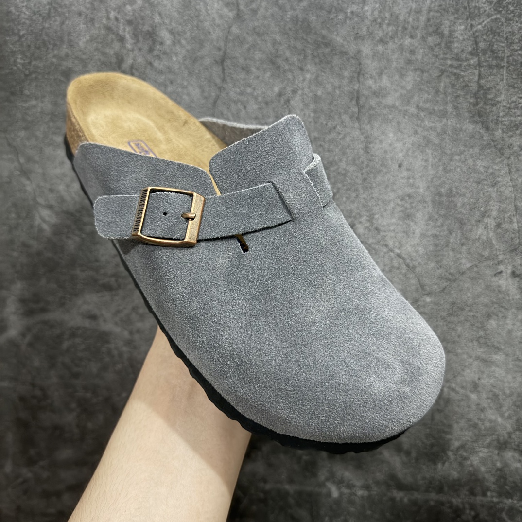 图片[3]-【X1版本】市面顶级版本德国百年知名鞋履品牌·博肯Birkenstock 勃肯包拖系列‼️n勃肯伦敦系列低帮牛皮绒面革平底复古软木休闲鞋n原产品质 采用质地柔软牛皮绒面革植入羊羔毛鞋垫和里衬材质n中底搭载缓震软木橡胶 尺码：35 36 37 38 39 40 41 42 43 44 45 编码：HH260280-鞋库